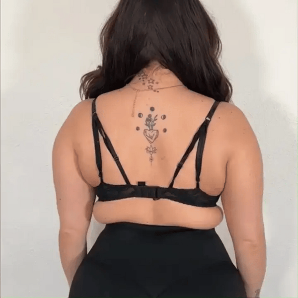 Deep Cup Back Fat Bra