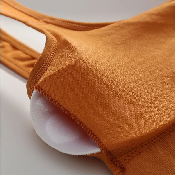Crop Top Bra with Support