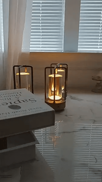 The Lantern Cordless & Rechargeable Retro Table Lamp